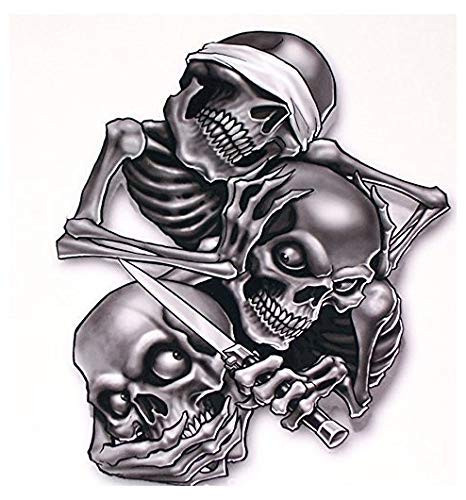 See No Evil Hear No Evil Speak No Evil Shipped Printed 5 Inch Sticker Decal Die Cut Sticker Graphic - Car Sticker Laptop Sticker