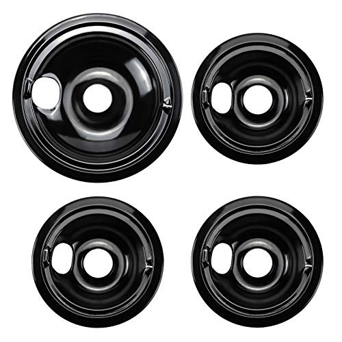 Cenipar WB31M20 Burner Drip Pan 6-Inch-3 Pack- and WB31M19 Range Burner Drip Pan 8-Inch-1 Pack- Chrome Plated For Electric Surface Burner Cenipar WB31M20 Burner Drip Pan 6-Inch-3 Pack- and WB31M19 Range Burner Drip Pan 8-Inch-1 Pack- Chrome Plated For Electric Surface Burner