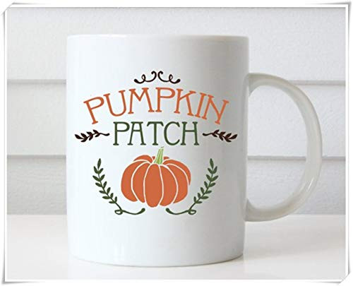 OttoRiven101 - Pumpkin Patch Mug  Pumpkin Mug  Pumpkin Coffee Mug  Halloween Coffee Mug  Halloween Mug  Halloween Gifts  Pumpkin Gifts  Fall Coffee Mug  11oz Ceramic Coffee Mug Tea Cup  High Gloss