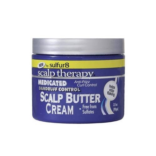 Sulfur 8 Scalp Their Medicated Butter Hair Cream 3.5 Oz.