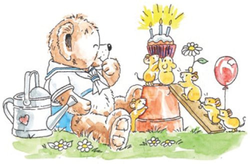 Penny Black Wood Mounted Rubber Stamp 3x4-1 2 inch  Cupcake For You