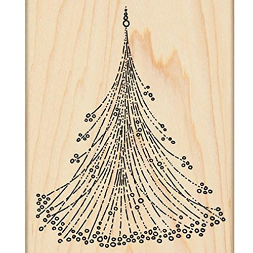 Penny Black 4267K Sparkling Christmas Wood Mounted Rubber Stamp