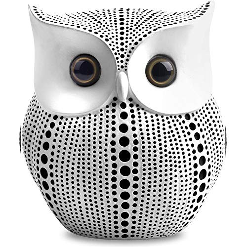 White Owl Statue Decor. Owl Figurines. Modern Home Decor Bird Statue Small Decor Items for Shelf Living Room Bedroom Office Decoration Bookshelf Decor TV Stand Decor - Owl Gifts for Owl Lovers White Owl Statue Decor. Owl Figurines. Modern Home Decor Bird Statue Small Decor Items for Shelf Living Room Bedroom Office Decoration Bookshelf Decor TV Stand Decor - Owl Gifts for Owl Lovers