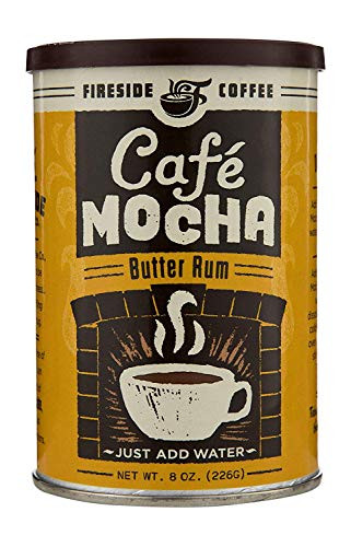 Fireside Coffee Instant Cafe Mocha -Butter Rum- -8 ounce-