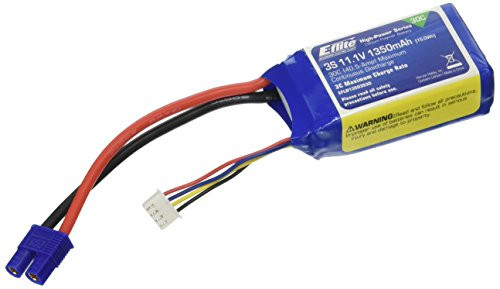 E-flite 1350mAh 3S 11.1V 30C LiPo 13AWG EC3 Battery