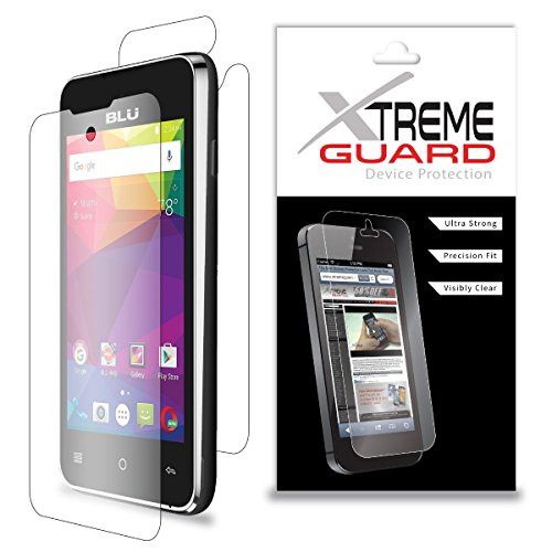 Premium XtremeGuard Full Body Screen Protector Front and Back for BLU Advance 4.0 L2 -Ultra Clear-