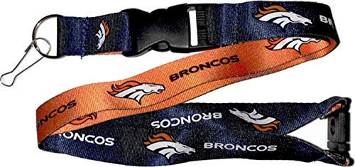 Aminco NFL Denver Broncos Reversible Lanyard Team Colors one Size -NFL-LN-162-04- Aminco NFL Denver Broncos Reversible Lanyard Team Colors one Size -NFL-LN-162-04-