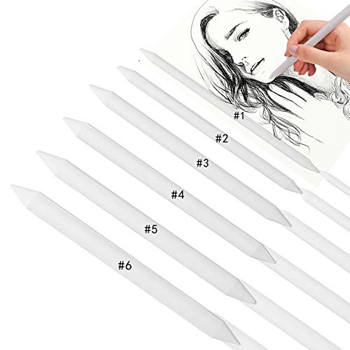 12 Pcs Sketch Drawing Tools for Student Sketch Drawing?Pieces Artist Blending Stump and Tortillion Art Blender -12-