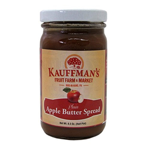 Kauffman s Homemade Plain Apple Butter No Sugar Added 8.5 Oz. Jar -Pack of 2 Jars- Kauffman s Homemade Plain Apple Butter No Sugar Added 8.5 Oz. Jar -Pack of 2 Jars-