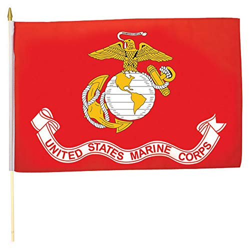 Mitchell Proffitt United States Marine Corps 12 inch x 18 inch Stick Flag