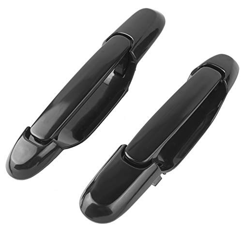 NPAUTO Exterior Door Handle Rear Pair Left Right Replacement for 1998 1999 2000 2001 2002 2003 Toyota Sienna  Pack of 2