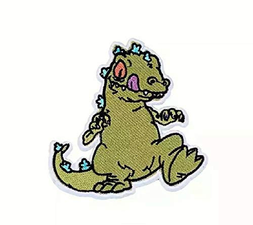 Rugrats TV Series Reptar 4 1 2 inch Tall Iron On Patch