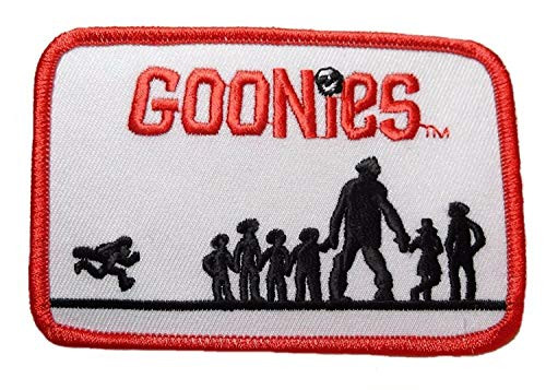 The Goonies Movie Group Logo 3 3 4 inch Wide Embroidered Iron on Patch