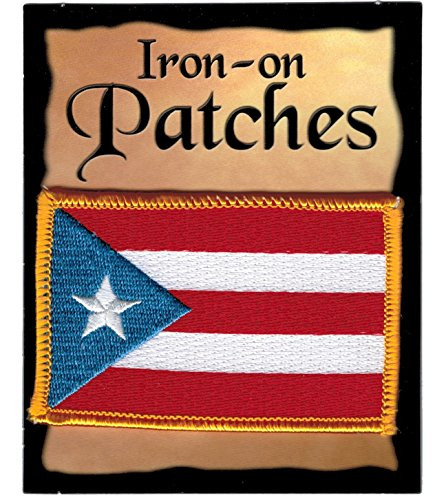Puerto Rico Iron-on Embroidered Patch