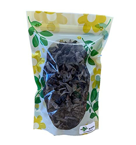 YongWell Dried Woodear Mushroom  Premium Dried Black Fungus  -8oz-