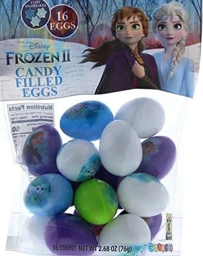 Frozen 2 Prefilled Egg Hunt 16 count candy filled eggs