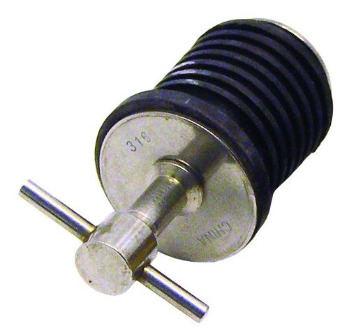 Invincible Marine 1-Inch Stainless Steel Twist Drain Plug