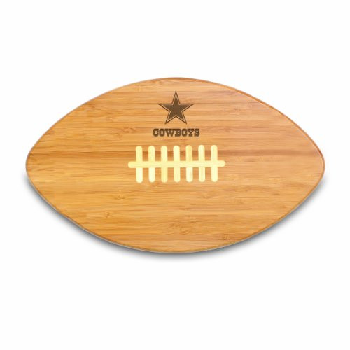 PICNIC TIME NFL Dallas Cowboys Touchdown Pro! Bamboo Cutting Board, 16-Inch