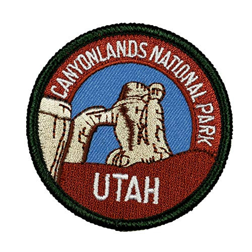 Canyonlands National Park Utah Patch Travel Badge Embroidered Iron On Applique