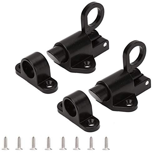 Self-Closing Latch - Spring Door Lock - Door Latch - Security Automatic Window Gate Lock - Spring Load Bolt Latch -Black-