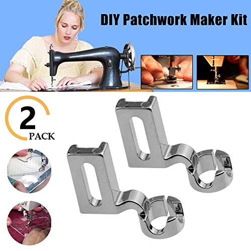 Wubao Low High Shank Ruler  Shank Ruler Free Motion Darning Foot for Frame Free Motion Quilting Embroidery DIY Patchwork Maker Sewing Ruler Fits All Shank Sewing Machines