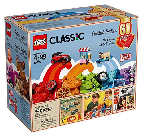 LEGO Classic Bricks on a Roll 10715 - 60th Anniversary Limited Edition - 442 Pieces Exclusive