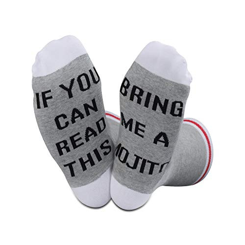 TSOTMO 2 Pairs If You Can Read This Bring Me a Mojito Scoks -MOJITO-