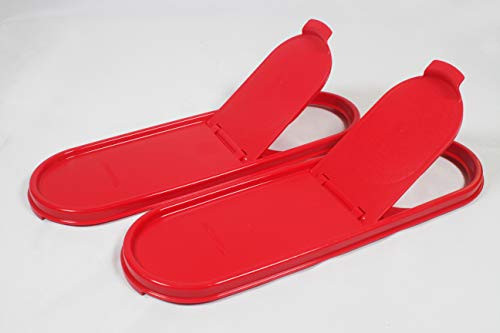 Tupperware NEW Set of 2- Modular Mates Super Oval Pour All RED Seals ONLY Replacement