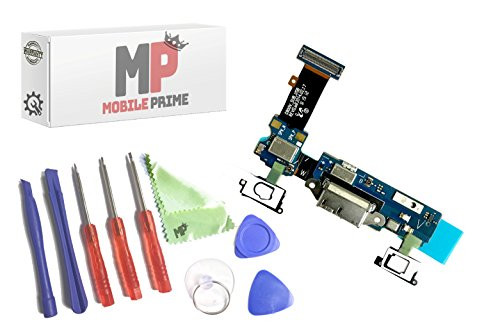 MOBILEPRIME Charging Port Replacement Kit Compatible for Samsung Galaxy S5 -G900V- Including Repair Tools MOBILEPRIME Charging Port Replacement Kit Compatible for Samsung Galaxy S5 -G900V- Including Repair Tools