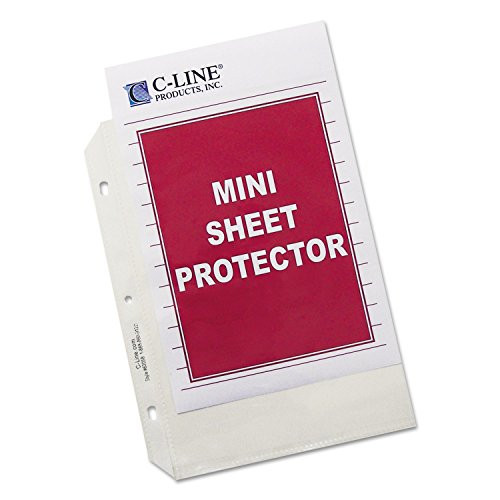 C-Line 62058 Heavyweight Polypropylene Sheet Protector  Clear  2-Inch  8 1 2 x 5 1 2  50 BX