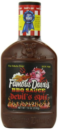 Famous Dave s BBQ Sauce Devil s Spit  19-Ounce -Pack of 6-