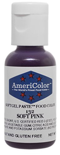 Americolor Soft Gel Paste Food Color  3 4-Ounce  Soft Pink