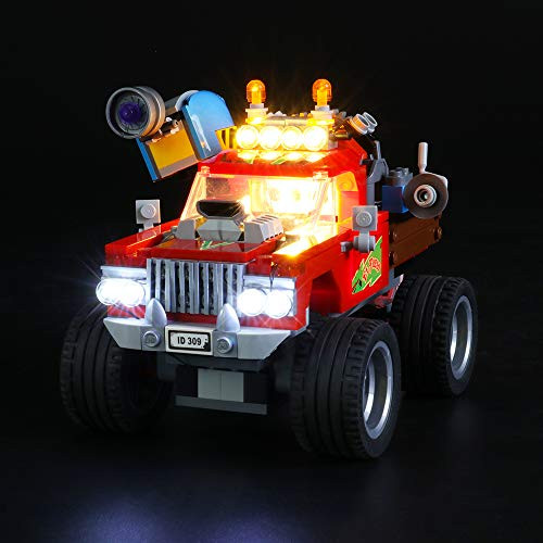 LIGHTAILING Light Set for -Hidden Side El Fuegos Stunt Truck- Building Blocks Model - Led Light kit Compatible with Lego 70421-NOT Included The Model-