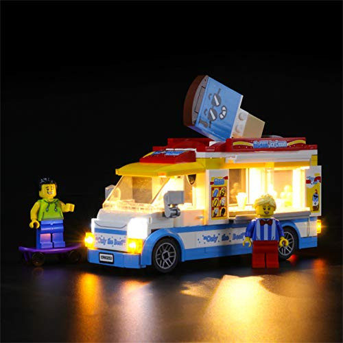 LIGHTAILING Light Set for -City Ice-Cream Truck- Building Blocks Model - Led Light kit Compatible with Lego 60253-NOT Included The Model-