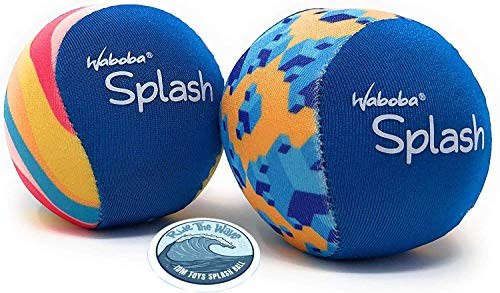 Waboba Splash Water Bouncing Ball with Bonus Ride The Wave IDM Sticker - Pool Water Splash Ball - Summer Beach Toy -Colors May Vary- -Double Pack- Waboba Splash Water Bouncing Ball with Bonus Ride The Wave IDM Sticker - Pool Water Splash Ball - Summer Beach Toy -Colors May Vary- -Double Pack-