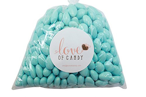 Love of Candy Bulk Candy - Light Blue Jordan Almonds - 1lb Bag Love of Candy Bulk Candy - Light Blue Jordan Almonds - 1lb Bag