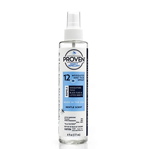 Proven Insect Repellent Spray  Protects Against Mosquitoes  Ticks and Flies - Gentle Scent - 6 fl. oz.