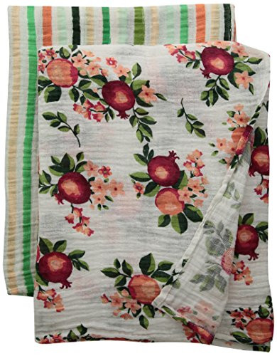 Bebe au Lait Classic Muslin Swaddle Blankets, Ojai & Ribbon