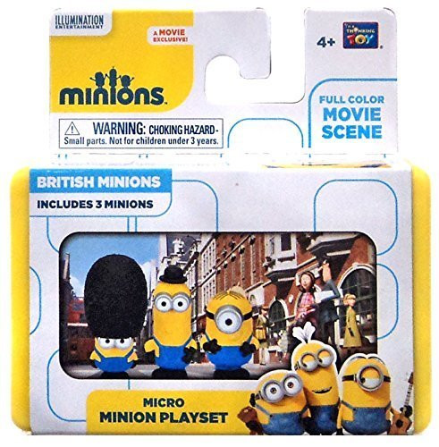 Despicable Me Minions Movie British Minions 2 inch Micro Playset by Think Way