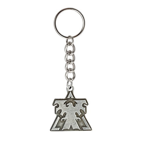 JINX StarCraft II Terran Logo Metal Key Chain  Metallic  One Size