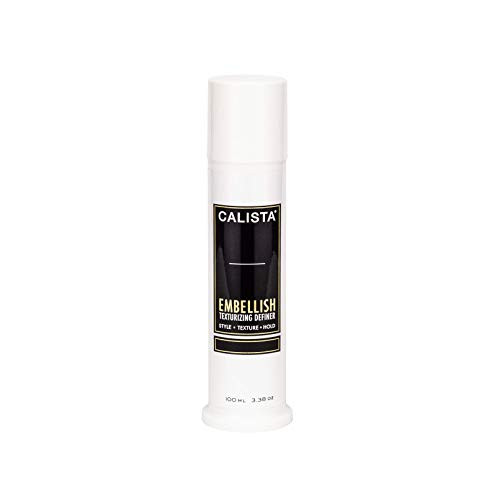 Calista Tools Embellish Deluxe Dry Texturizing, Lightweight Styling Paste, For All Hair Types, 3.38 oz