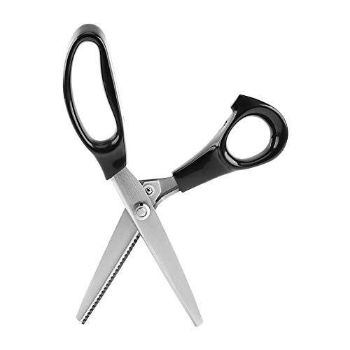 Pinking Shears  Handled Professional Stainless Steel Edge Sewing Craft Scissors Clipper for Dressmaking Sewing Arts and Crafts -Triangle Edge 3mm-
