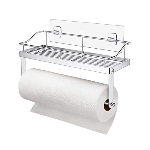 Adhesive Shower Caddy  Shower Shelf Bathroom Organizer  No Drilling Wall Mounted Bathroom Shelf stainless steel for Bathroom  Toilet  Kitchen  Laundry