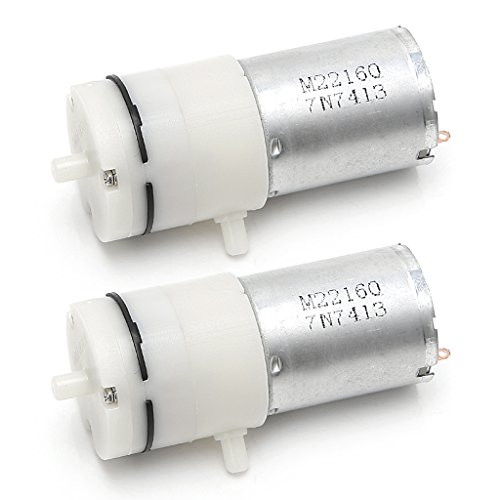 2x DC 3V-6V 5V 370 Motor Micro Mini Air Pump Vacuum For Aquarium Tank Oxygen