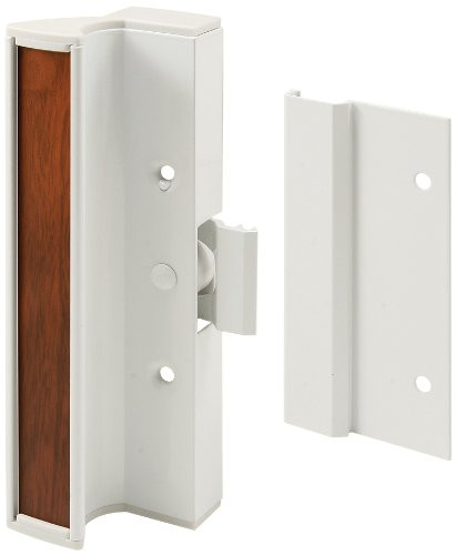 Prime-Line Products C 1206 Sliding Door Handle Set, White Aluminum