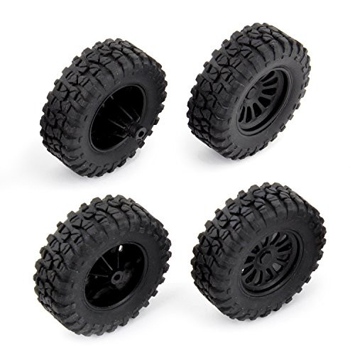 Team Associated 21431 MT28 Front and Rear Wheels and Tires  Mounted