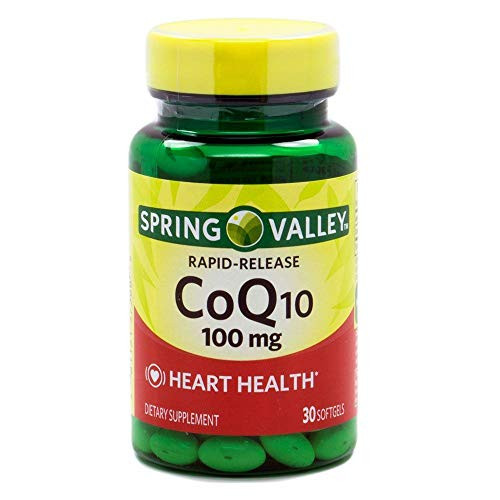 Spring Valley Heart Health Co Q-10 Rapid Release 100 mg 30 Softgel Spring Valley Heart Health Co Q-10 Rapid Release 100 mg 30 Softgel