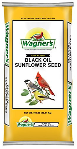 Wagner's 76029 Black Oil Sunflower Seed, 40-Pound Bag