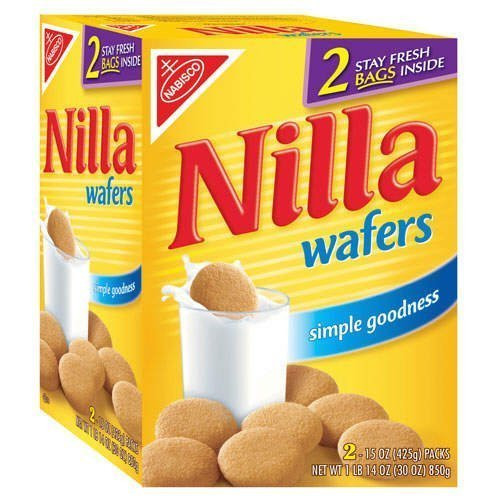 Nabisco Nilla Wafers 30 oz - Two 15 oz pck box-Pack of 2-