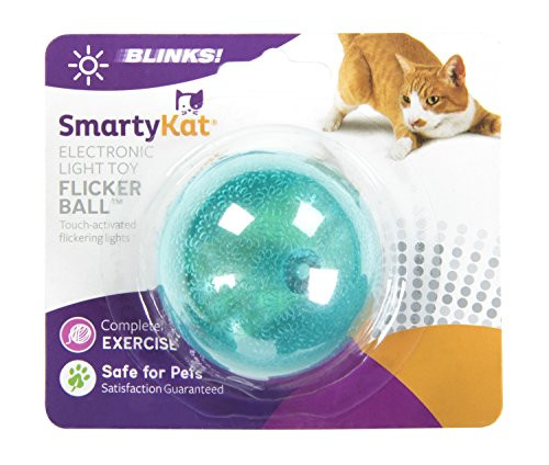 SmartyKat Flicker Ball Electronic Light Cat Toy